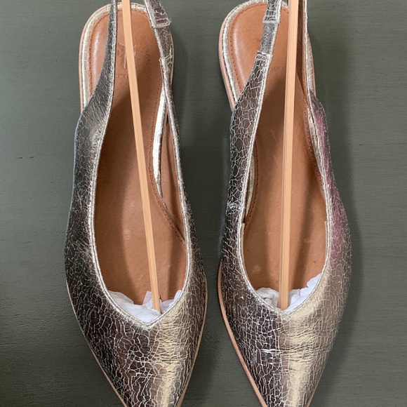 Frye Women's Sz 9.5 Kenzie Slingback Ballet Flat - Picture 6 of 12